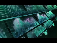 Flexibel doorzichtig LED-displaypaneel Glasvenster Kleefmiddel LED-doorzichtig filmscherm