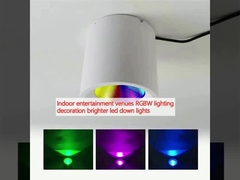 Vermaaklocaties binnen RGBW verlichting decoratie helderder geleid lichten