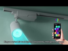 360 verstelbare verplaatsbare LED-sporen lichten Modern Aziatische stijl aluminium lichaam voor binnenwinkels Meal bars