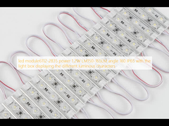 led module6112-2835 vermogen 1,2W LM150-165LM hoek 160 IP65 met de lichtbak die de verschillende lichtgevende tekens weergeeft