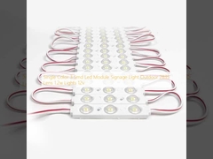 Eénkleurige 3 Smd Led Module Signage Licht Outdoor 2835 Lens 1.2w Lampen 12v