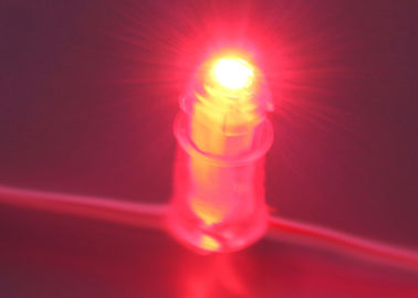 Lichten 0.15w van het reclame maken de Uithangbord Geleide Koord 9mm Rode Kleur waterdicht