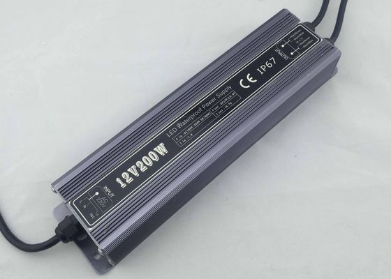 200W IP67 Constant Voltage LED Power Supply DC12V / DC 24V 16.6A