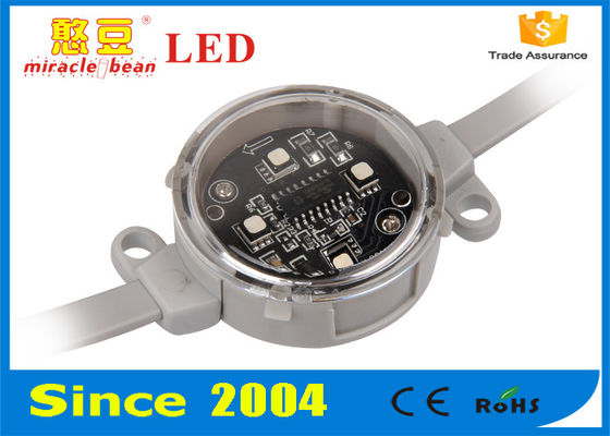 40mm RGB Pixel Point Light DMX512 IP67 Waterproof 120° Beam Angle UV Resistant