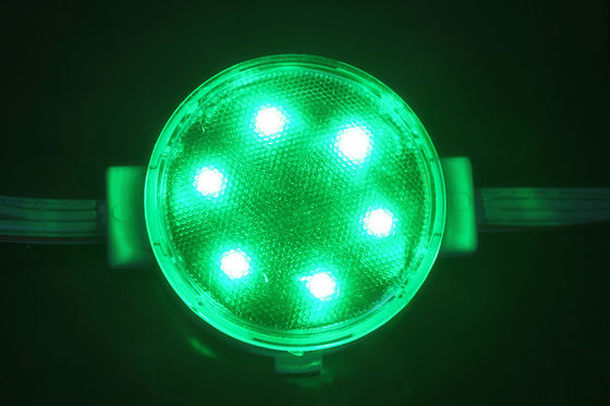 fully-Waterproof  IP67 1.5W  DC24V  SMD3535 40mm  RGB led pixel point source light  and advertisement  outdoor lights