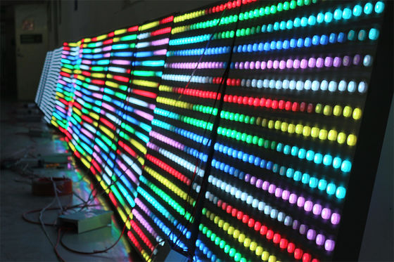 12mm Square LED Point Light Source  High Brightness Addressable LED Point Lights Waterproof IP67 SmartPixel Lights for Outdoor Decoration Building Facade Signage Lighting