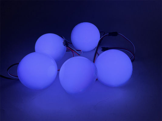 MIRACLE BEAN 63mm RGB IP67 12V 2W Outside Electric Motorcycle Children's Led Light Amusement Park Rides Crazy Racing Ki