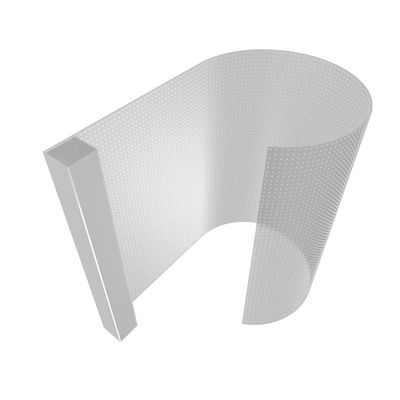 DC5V P8 Flexible Transparent LED Screen For Window And Glass