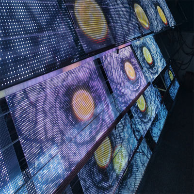 Miracle Bean Flexible P6.25 LED Transparent Film Screen for Indoor Use