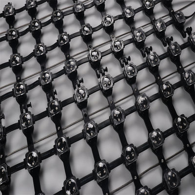 LED Mesh Display Screen Full Color Flexible P50 Waterproof Led Mesh Screen