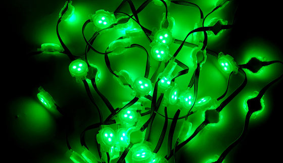 Theme Park 30mm LED Point Light Source 3LEDs/pcs With DMX512 Contoller