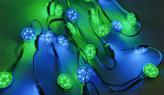 SMD3535 LED Pixel Point Light Aluminum Profile Track Lighting 40mm Single Color DC24V IP67 IP67