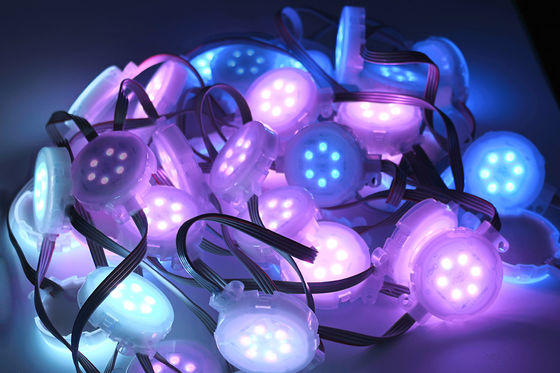 DV24V Large Diameter RGB LED Point Light Source for Outdoor Changable Decoration