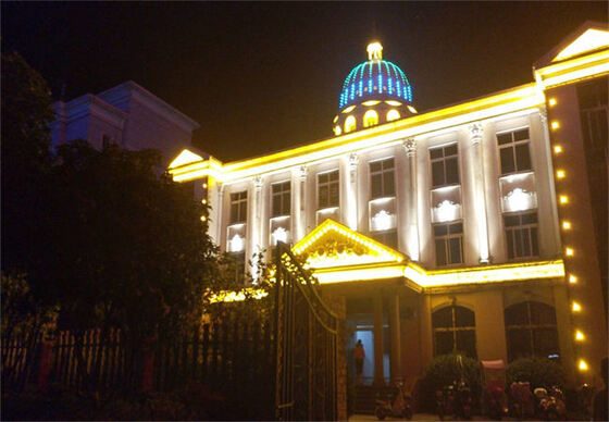 Long-distance RGB 40mm DMX DC36V IP67 Led Point Lights for Municipal Building Landscape