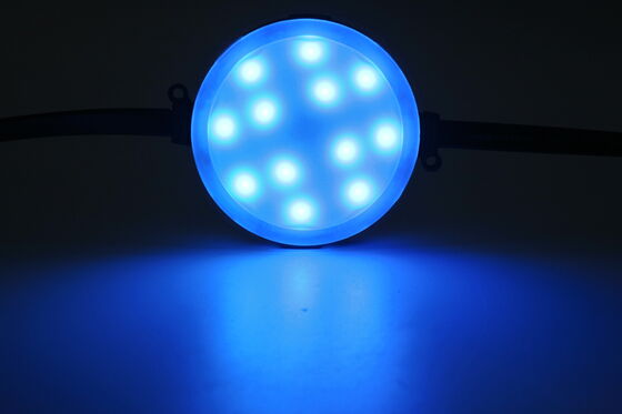 80mm RGBW DC24V Pixel Point Light DMX512 IP67 Waterproof 120° Beam Angle UV Resistant