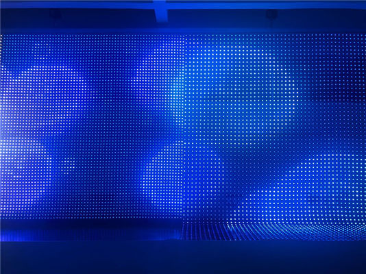 Waterproof IP67 Pixel Pitch 8.3cm Led Mesh Curtain