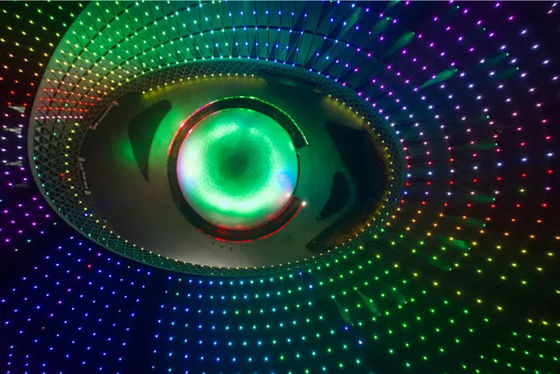 160° Light Angle SMD 5050 LED Mesh Screen for Permanent Customized Outdoor Advertising