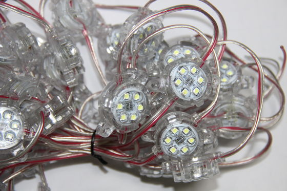 White 30mm LED Pixel Light DC24V IP67 CE Passed 30000H Lifespan