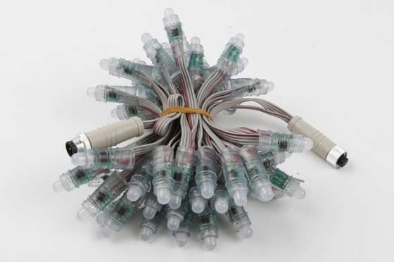 Kerstmis steekt Openlucht LEIDENE RGB Pixel50pcs gelijkstroom 5V WS2811 12mm LEIDENE Pixel van DMX aan