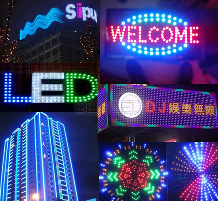 Het kogeltype IP67 maakt 12MM van de LEIDENE RGB individueel Adresseerbaar Pixel Volledige Kleur waterdicht