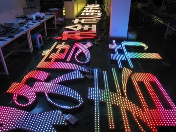 IP67 12mm RGB Volledige Kleur van 5V leidde Modules Openlucht Reclameverlichting voor Tekens