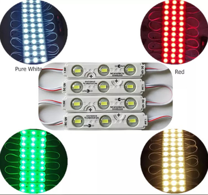 De LEIDENE van gelijkstroom 12V 1.5W Modulekoorden maken 3 LEIDENE van LEDS IP65 SMD 5730 Module voor Signage Lichte Doos waterdicht