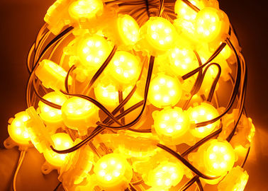 Gele LEIDEN van DC24V 0.6W 30mm SMD 5050 Puntlicht voor Brievendecoratie