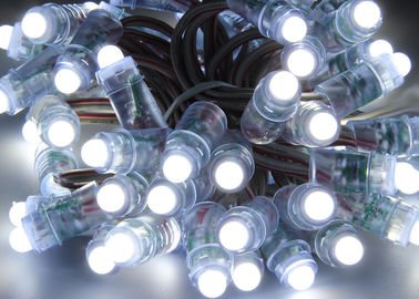 Leidde Openluchtepistar Spaander Rgb 12mm van DC5V 0.3w het lichte IP67 teken van Pixelkoorden