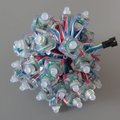 WS2811 vierkante LEIDENE Pixel Lichte 5V 12V 6898 Chip Full Silicon Glue Waterproof Bescherming