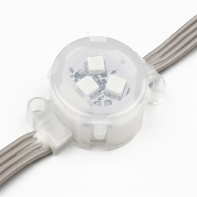 Smd5050 DC12V 30mm het Punt LEIDENE van DMX512 RGBW Lichte Waterdichte IP67 0.75W