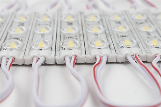 RGB Full Color 1.2w 12v Outdoors IP67 Waterproof 2835 3LED SMD Injection LED Module For Advertising