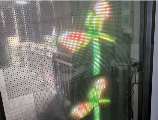 Soft P8 Transparent LED Screen Indoor Full Color Transparent Flexible LED Display