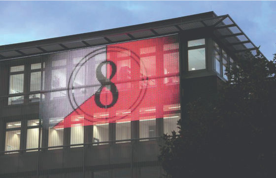 Commercieel LED-maasbeeldscherm met video-schermfunctie en 144 stuks/m2 lamp