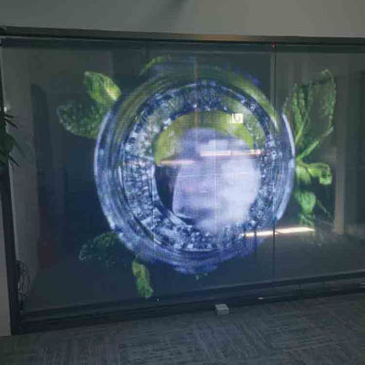 Flexibel LED-doorzichtig filmscherm Gemakkelijk te installeren LED-paneel voor reclame