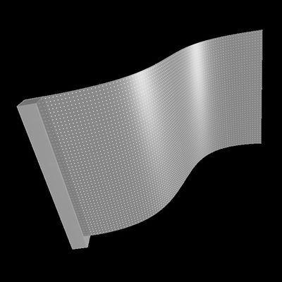 Super Slim Led Screen PCB Board Flexible Transparent Film P20 Advertising Led Display Gemakkelijk te installeren
