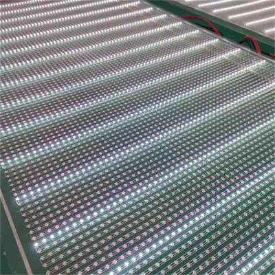 Doorzichtig LED-scherm Display Glas Adhesief Wand Indoor P20 DC5V Doorzichtig Flexibel Film Led Screen