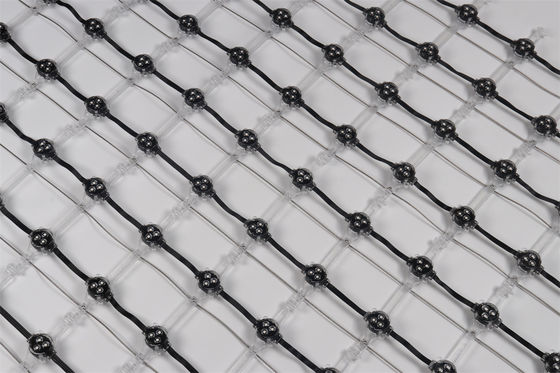 IP67 waterdicht 30 mm flexibel LED-maascherm voor buitengebouwen met glazen gordijnen