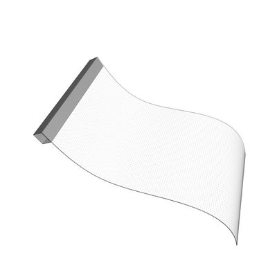DC5V P8 Flexibel doorzichtig LED-scherm voor venster en glas