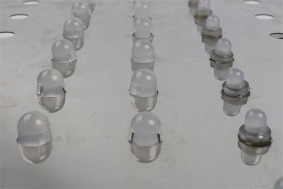 Buitenshuis vierkant LED-pixellicht 12mm DC5V RGB volkleur 0.3W Voor reclame