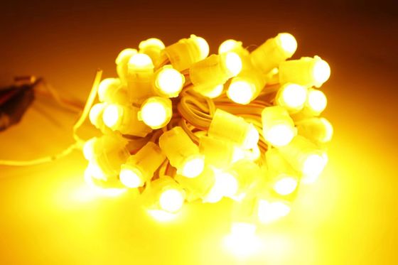 Laatste ontwerp Buiten gele Amusement Pixel LED 12V 9MM Decoratieve LED Pixel Light