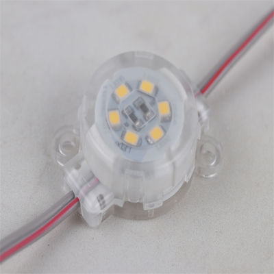 LED-puntlicht Permanente vakantieversiering Lichthuis DC9V 0.75W 25mm Buitenwaterdicht LED-puntlamp RGBW
