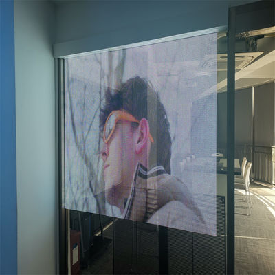 P6 Super Slim Transparante LED Film Voor Innen Video Muur Gemakkelijke Installatie Met PCB Board RGB DC5V
