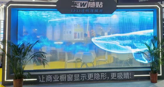 P6 Super Slim Transparante LED Film Voor Innen Video Muur Gemakkelijke Installatie Met PCB Board RGB DC5V