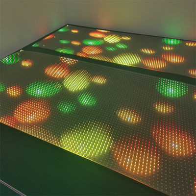 P10 RGB-kleur LED-doorzichtig filmscherm Indoor hard / flexibel LED-scherm