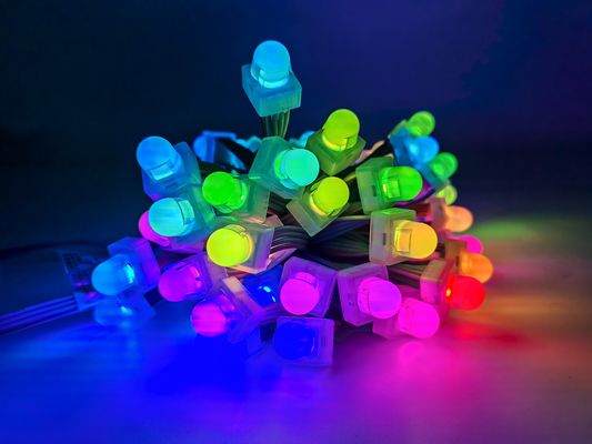 Buiten DC5V 12mm DMX512 Square LED Pixel Light met IP67 bescherming en 160 graden kijkhoek