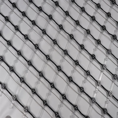 Indoor and outdoor programmable soft led mesh display outdoor advertising screen