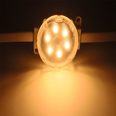 Programmeerbaar volkleurig 50mm LED-pixellicht voor kerstversiering DC24V 1.5W IP67