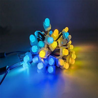 Rgb Square Pixel Led Lighting Waterproof Dmx Rgb Multi Colour 12mm 5V 12V  Decoration Holiday Landscape Light