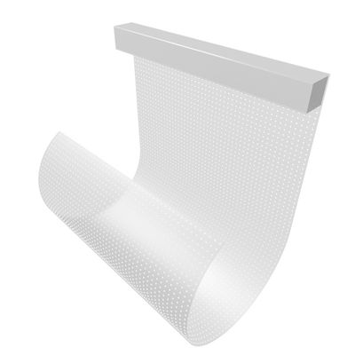 Hoge transparantie P6 240*960 LED-transparante filmscherm voor binnenruit