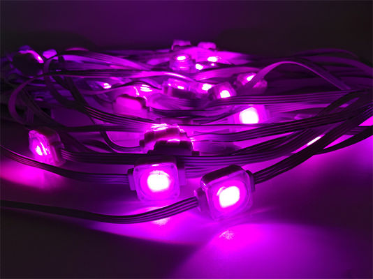 SMD5050 Twinklight Christmas Outdoor Smart Pixel Led Light Strip RGBW Point Light Source Permanent Eave Lights